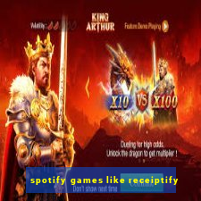 spotify games like receiptify